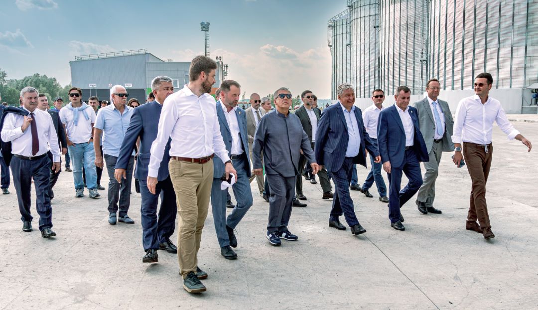 Делегация Минсельхоза РФ и Правительства РТ на площадке «Свияжск-Зернопродукт»