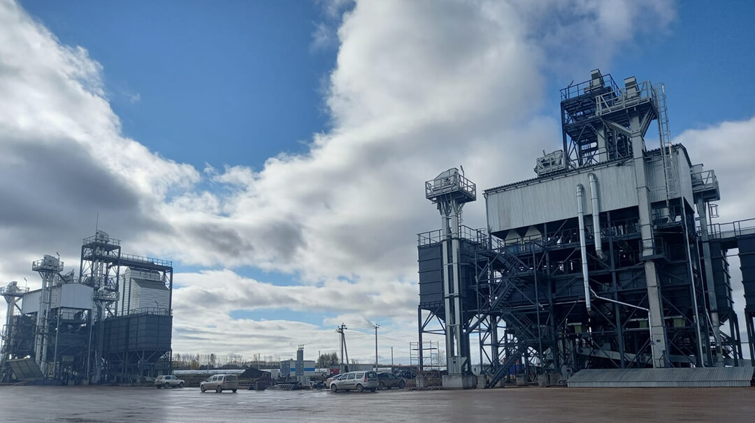 На площадке новой агрофирмы «Августа» в Татарстане построили два мощных зерносушильных комплекса